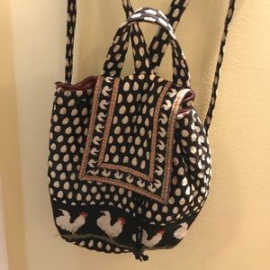 Vera Bradley Chanticleer Rooster-Egg Backpack